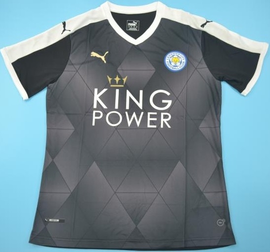 nuova seconda magliette leicester city retro 2015-2016