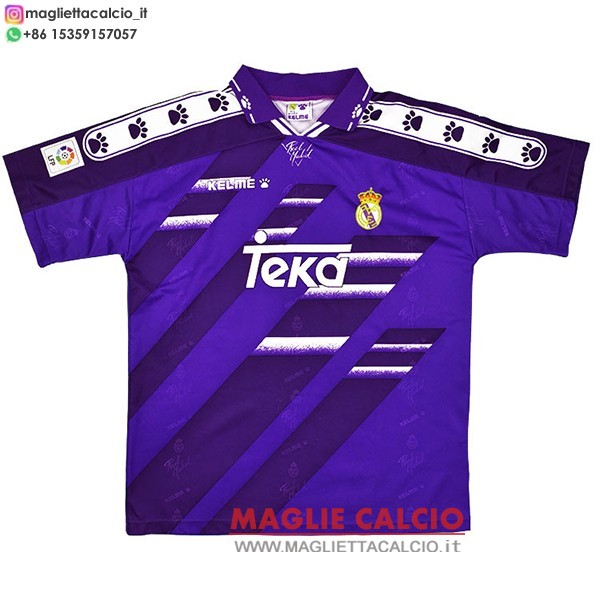 nuova seconda divisione magliette real madrid retro 1994-1996