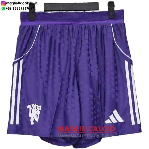 nuova seconda I giocatori pantaloni manchester united 2025-2026