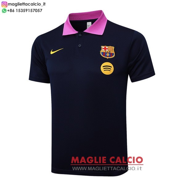 barcelona blu navy purpureo magliette polo nuova 2025-2026