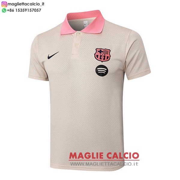 barcelona giallo rosa magliette polo nuova 2025-2026