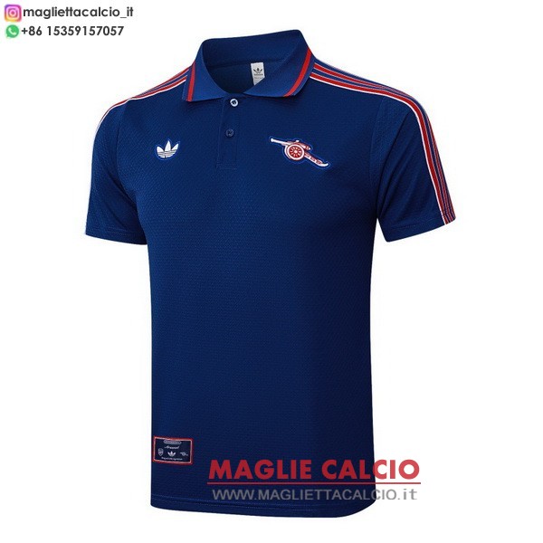 arsenal blu navy rosso magliette polo nuova 2025-2026