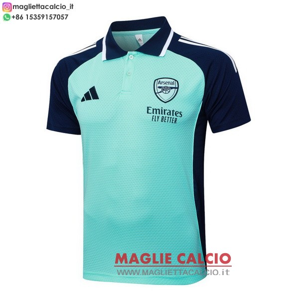 arsenal verde blu magliette polo nuova 2025-2026