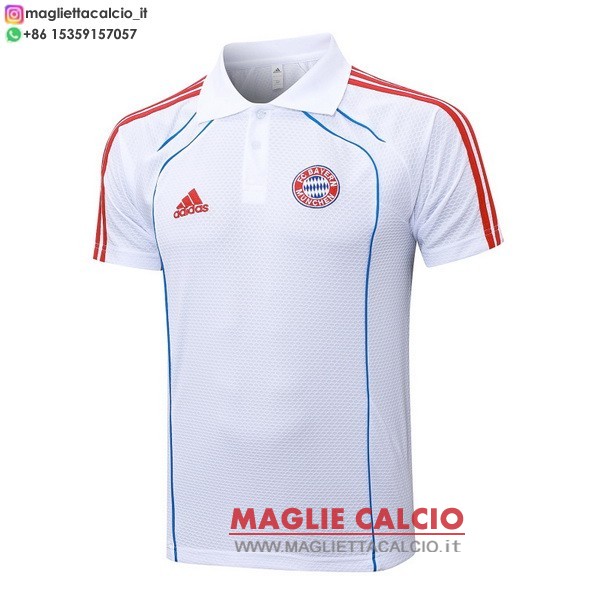 bayern monaco bianco blu rosso magliette polo nuova 2025-2026