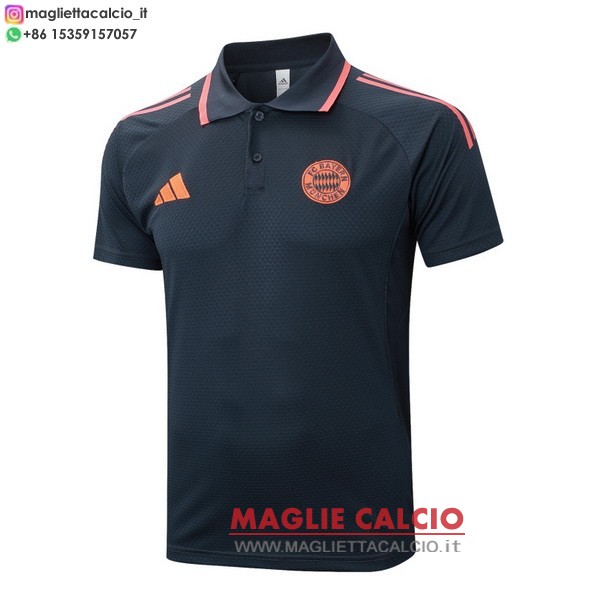 bayern monaco grigio navy magliette polo nuova 2025-2026