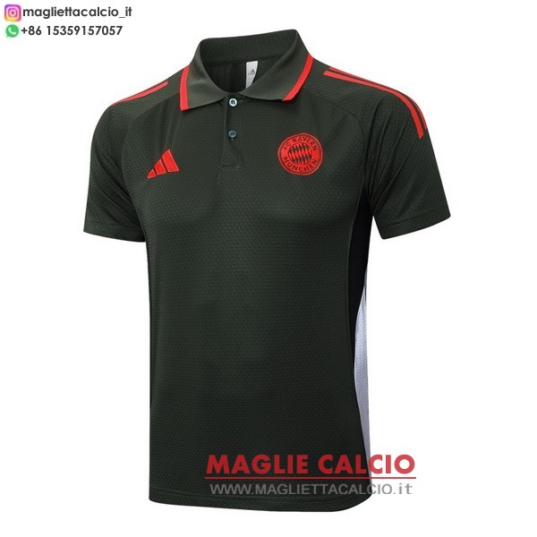bayern monaco verde navy rosso magliette polo nuova 2025-2026