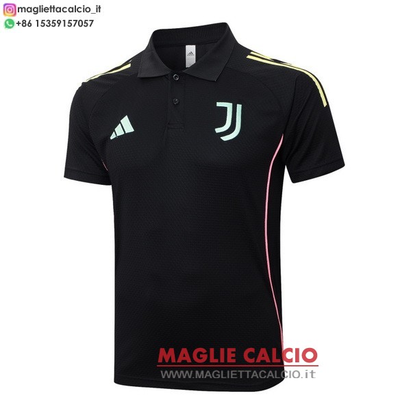 juventus nero magliette polo nuova 2025-2026