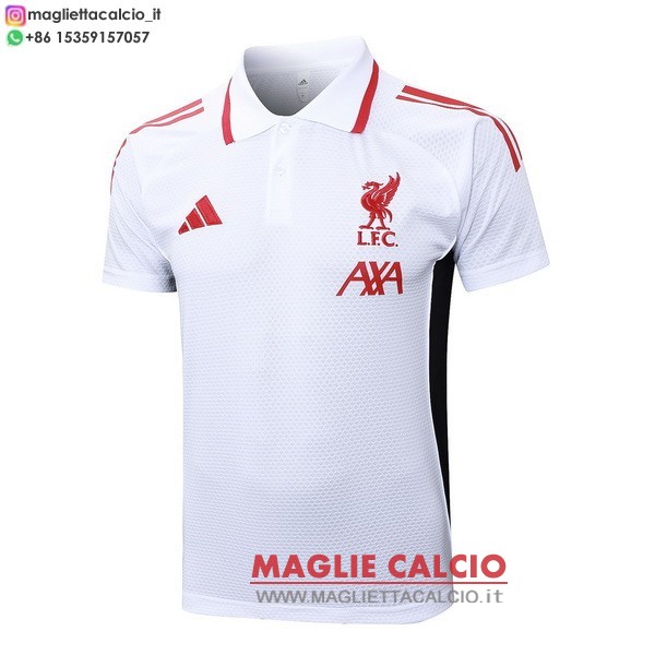 liverpool bianco rosso magliette polo nuova 2025-2026