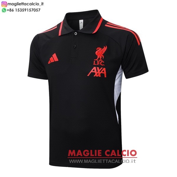 liverpool nero rosso magliette polo nuova 2025-2026