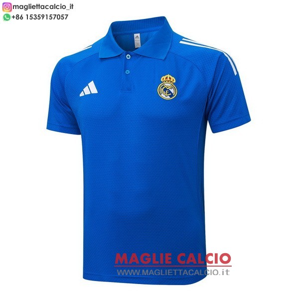 real madrid blu magliette polo nuova 2025-2026