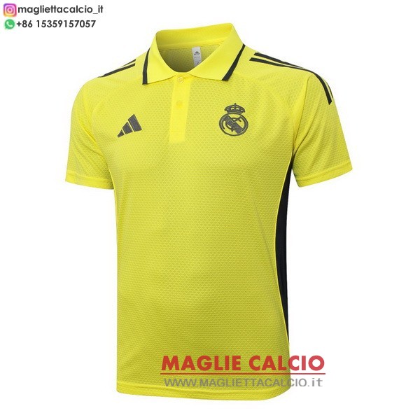 real madrid giallo magliette polo nuova 2025-2026