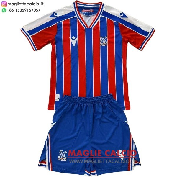 nuova prima i maglietta crystal palace set completo bambino 2025-2026