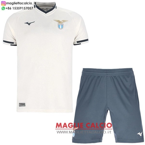 nuova seconda set completo magliette Lazio bambino 2025-2026