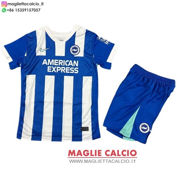 nuova prima magliette brighton set completo bambino 2025-2026