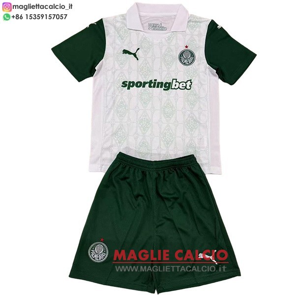 nuova seconda magliette palmeiras set completo bambino 2025-2026
