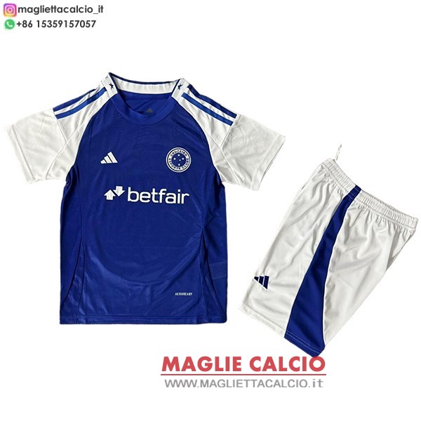 nuova prima magliette cruzeiro set completo bambino 2025-2026