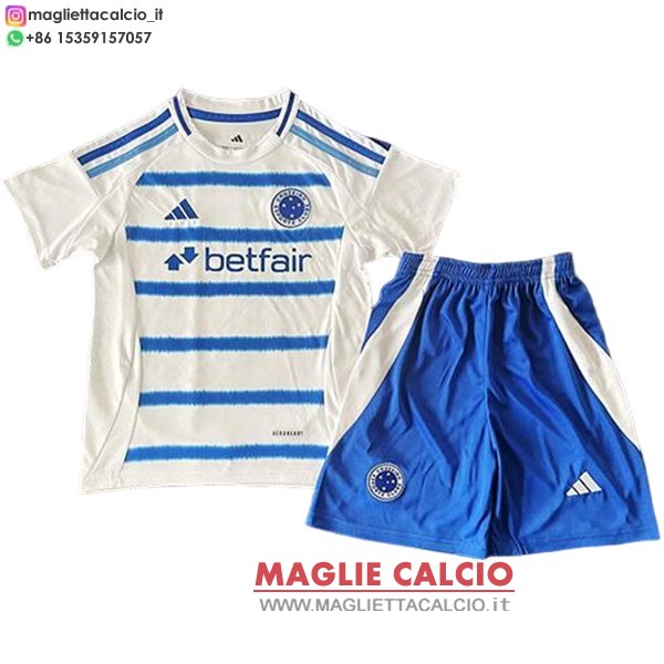 nuova seconda magliette cruzeiro set completo bambino 2025-2026