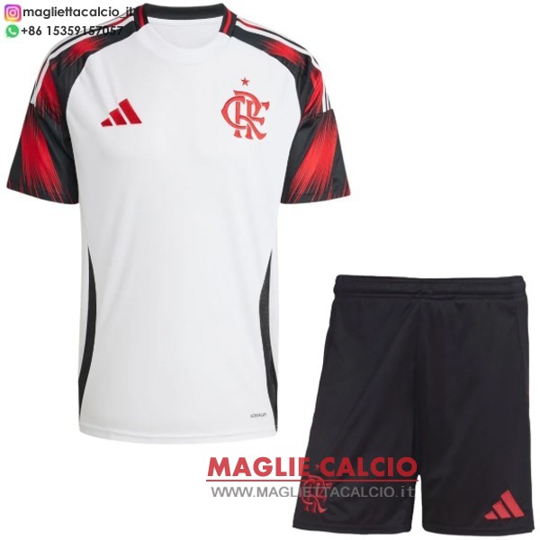 nuova seconda magliette flamengo set completo bambino 2025-2026