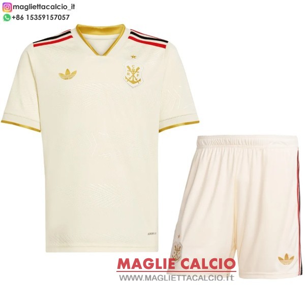 nuova terza magliette flamengo set completo bambino 2025-2026