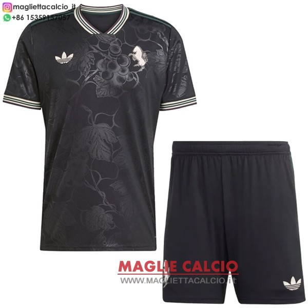 terza magliette juventus set completo bambino 2025-2026