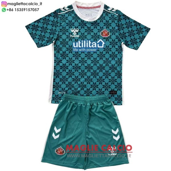 nuova portiere magliette sunderland bambino 2025-2026 verde