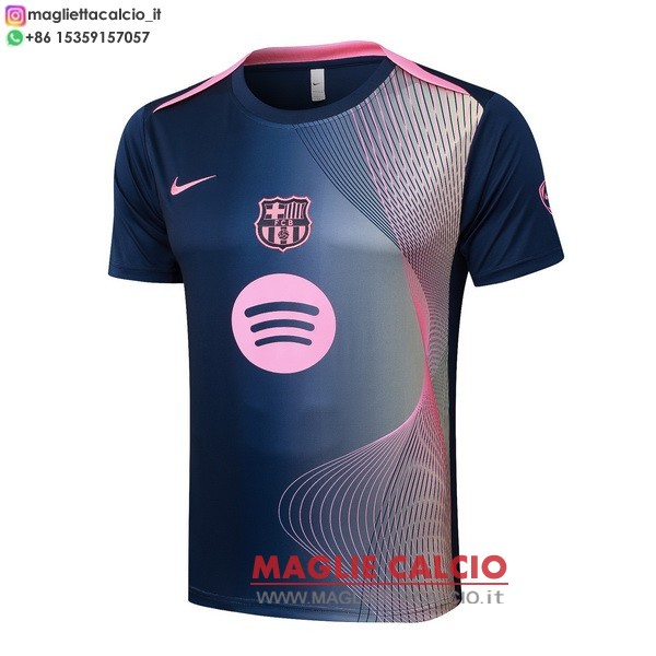 nuova formazione divisione magliette barcelona 2025-2026 blu rosa
