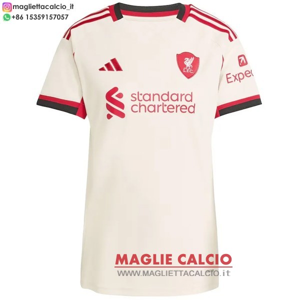 nuova seconda divisione magliette liverpool donna 2025-2026