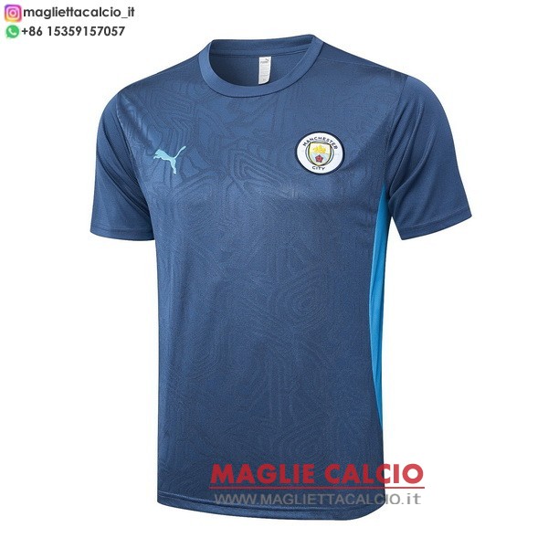 nuova formazione divisione magliette manchester city 2024-2025 grigio blu