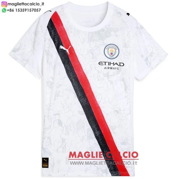 nuova seconda divisione magliette manchester city donna 2025-2026