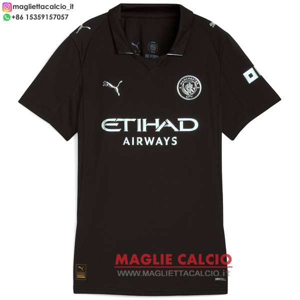 nuova seconda i divisione magliette manchester city donna 2025-2026