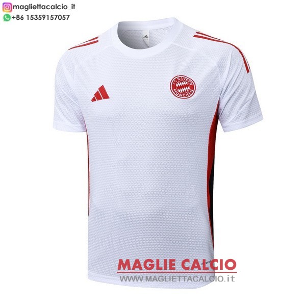 nuova magliette bayern monaco formazione 2025-2026 bianco I rosso