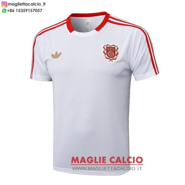 nuova magliette bayern monaco formazione 2025-2026 bianco rosso