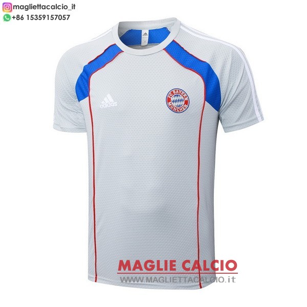 nuova magliette bayern monaco formazione 2025-2026 grigio blu