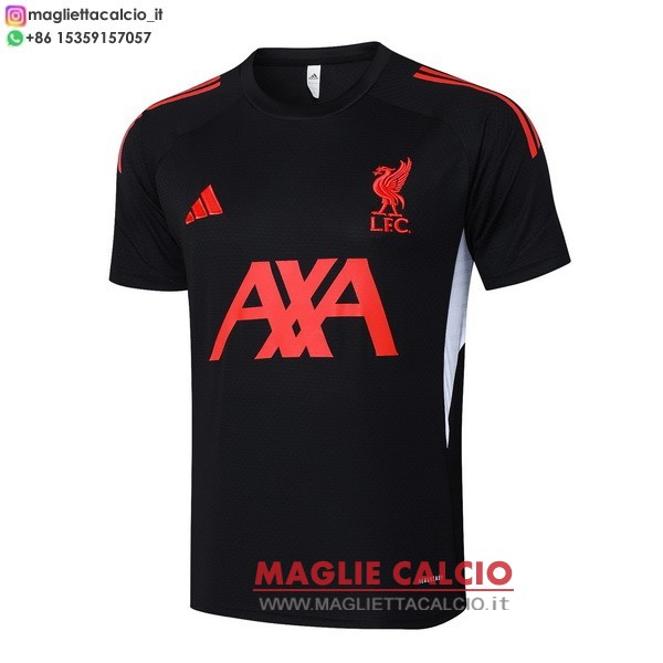 nuova formazione magliette liverpool 2025-2026 nero rosso