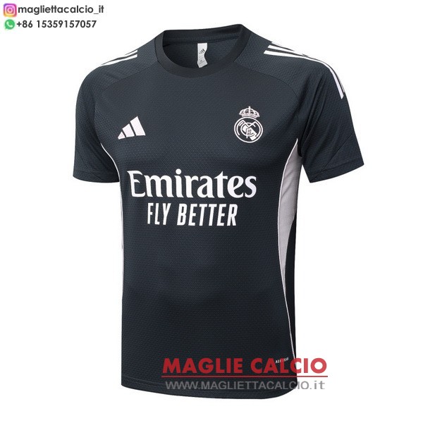 nuova formazione magliette real madrid 2025-2026 grigio navy rosa
