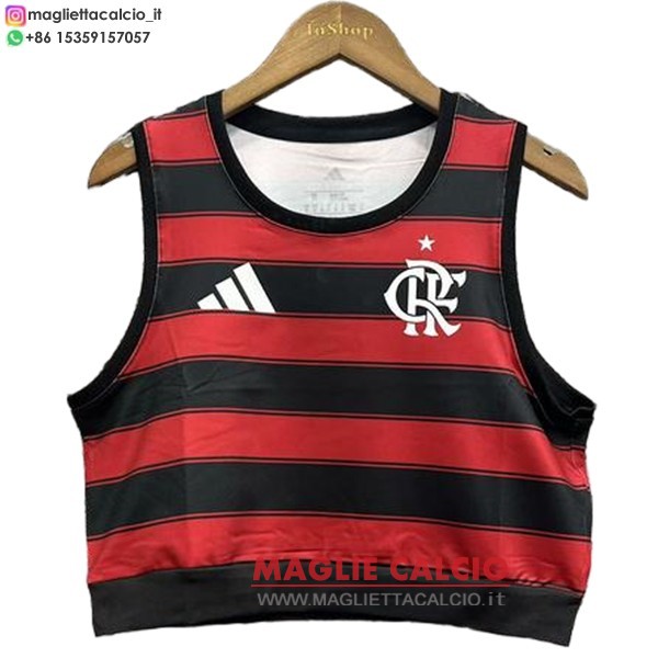 nuova prima senza maniche magliette flamengo donna 2025-2026