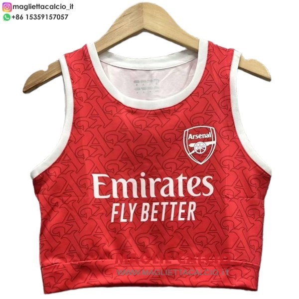 nuova speciale divisione magliette arsenal donna 2025-2026 rosso