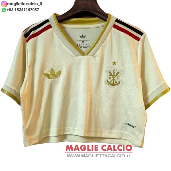 nuova terza senza maniche magliette flamengo donna 2025-2026