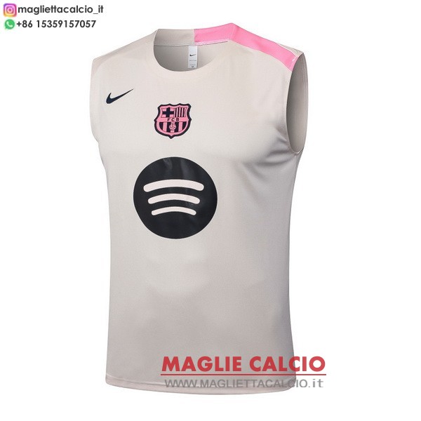 nuova formazione senza maniche divisione magliette barcelona 2025-2026 giallo rosa