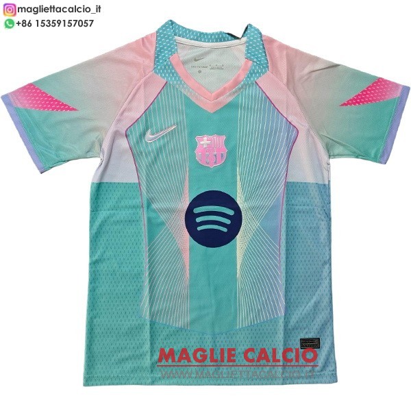 thailandia speciale divisione magliette barcellona 2025-2026 verde rosa