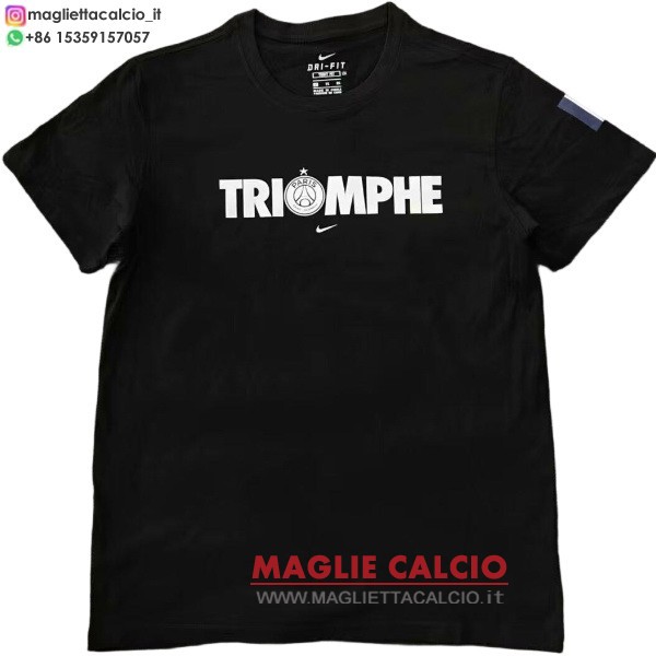 tailandia nuova speciale divisione magliette paris saint germain 2025-2026 nero I bianco