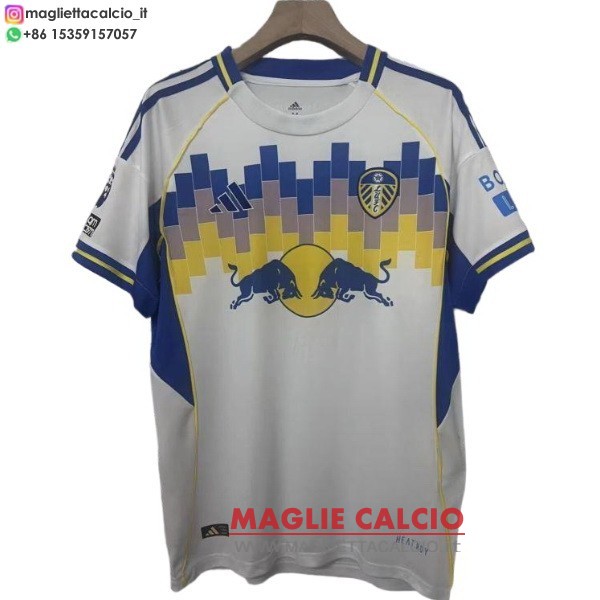 thailandia speciale divisione magliette leeds united 2025-2026 bianco blu