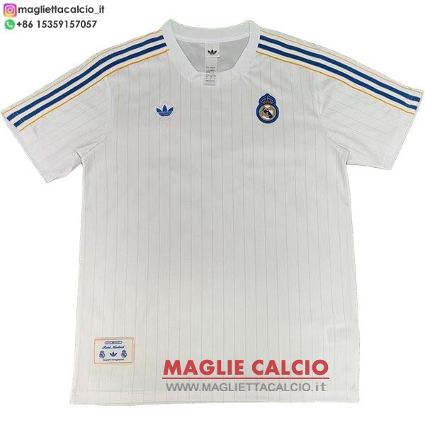 tailandia nuova speciale divisione magliette real madrid 2025-2026 bianco II nero