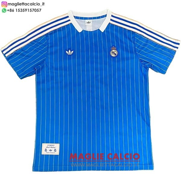tailandia nuova speciale divisione magliette real madrid 2025-2026 blu III bianco