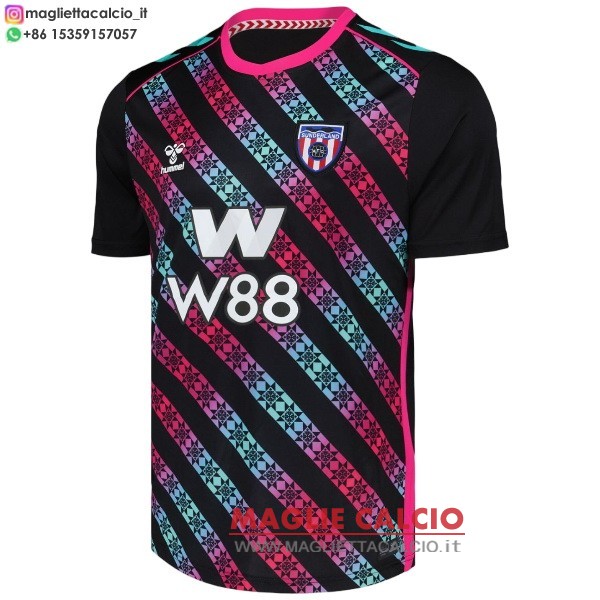 thailandia nuova portiere divisione magliette sunderland 2025-2026 rosa nero