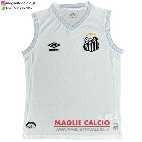 tailandia prima senza maniche divisione magliette santos 2025-2026