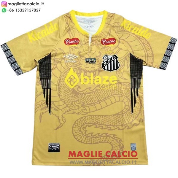 tailandia speciale divisione magliette santos 2025-2026 giallo