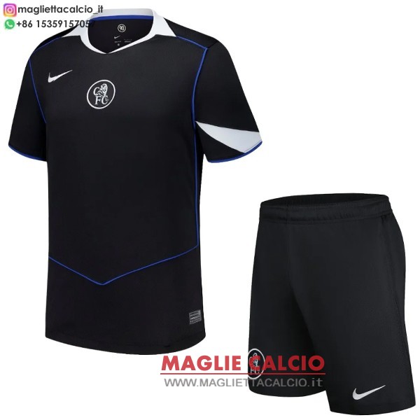 nuova terza divisione magliette set completo uomo chelsea 2025-2026