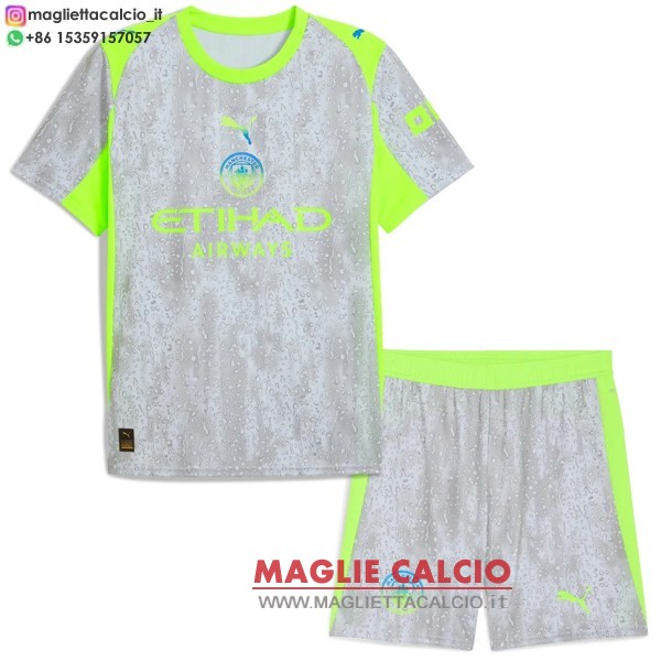 nuova terza divisione magliette manchester city set completo uomo 2025-2026