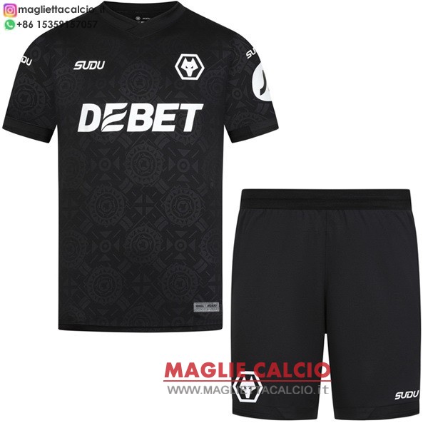 nuova portiere divisione magliette wolves set completo uomo 2025-2026